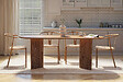 HABITAT ET JARDIN - Table à manger en bois "Sabella" 200 x 90 x 75 cm - Pin atlantique - vignette