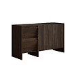 HABITAT ET JARDIN - Buffet en bois "Laris 130" - 130 x 44 x 82 cm - Marron - vignette