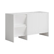 HABITAT ET JARDIN - Buffet en bois "Laris 130" - 130 x 44 x 82 cm - Blanc - vignette