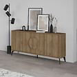 HABITAT ET JARDIN - Buffet en bois "Gora Wide" - 180 x 36 x 82 cm - Marron - vignette
