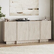 HABITAT ET JARDIN - Buffet en bois "Dorma" - 180 x 45 x 80 cm - Travertin - vignette