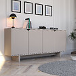 HABITAT ET JARDIN - Buffet en bois "Oz" - 180 x 40 x 81 cm - Beige - vignette