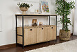 HABITAT ET JARDIN - Buffet en bois "Solace" - 120 x 30 x 77 cm - Beige - vignette