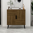 HABITAT ET JARDIN - Buffet en bois "Darien" - 76 x 35 x 79 cm - Marron - vignette