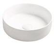 ONDEE - Vasque à poser ronde NAMI - Céramique Blanche mat - Dim : Ø34,6 x 11,4 cm - vignette