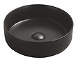 ONDEE - Vasque à poser ronde NAMI - Céramique Noir mat - Dim : Ø34,6 x 11,4 cm - vignette