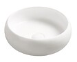 ONDEE - Vasque ronde à poser SORA - Céramique Blanche mat - Dim : Ø36 x h.12 cm - vignette