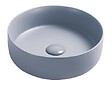 ONDEE - Vasque à poser ronde NAMI - Céramique Abysse - Dim : Ø34,6 x 11,4 cm - vignette