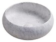 ONDEE - Vasque ronde à poser SORA - Céramique - Marbre gris - Dim : Ø36 x h.12 cm - vignette
