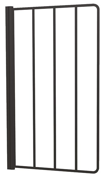 ONDEE - Pare-baignoire VERIA - Paroi 80x140x0,5cm - Verre trempé - Finitions noir mat - large