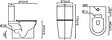 ONDEE - Pack WC ONDLY Sans bride Mécanisme NF Abattant Soft Close - vignette