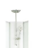 ONDEE - Cabine de douche hydromassante AMELIA - Porte Coulissante - Gris - 1/4 C - 80cm - large