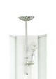 ONDEE - Cabine de douche hydromassante AMELIA - Porte Coulissante - Gris - 1/4 C - 80cm - vignette