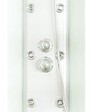 ONDEE - Cabine de douche hydromassante AMELIA - Porte Coulissante - Gris - 1/4 C - 80cm - vignette