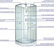 ONDEE - Cabine de douche hydromassante AMELIA - Porte Coulissante - Blanc - 1/4 C -  80cm - vignette