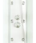 ONDEE - Cabine de douche hydromassante AMELIA - Porte Coulissante - Blanc - 1/4 C -  80cm - large