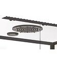 ONDEE - Cabine de douche hydromassante NOGEA SLIM - Sans silicone - Noir mat - 120x70cm - vignette