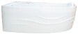ONDEE - Kit Baignoire d'angle 135 cm et tablier motif vague - ABS et acryl 3mm - blanc - vignette