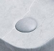 ONDEE - Bonde céramique clic-clac pour vasque - Finition Béton - vignette