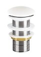 ONDEE - Bonde céramique clic-clac pour vasque - Finition Blanc Mat - vignette