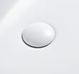 ONDEE - Bonde céramique clic-clac pour vasque - Finition Blanc Mat - vignette