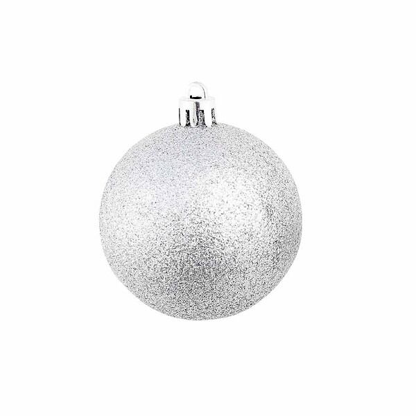 VIDAXL - vidaXL Ensemble de boules de Noël 100 pcs 3/4/6 cm Argenté - large