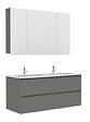 ONDEE - Meuble de salle de bain à suspendre MAX - L120cm - Anthracite - Brillant - Livré monté - vignette
