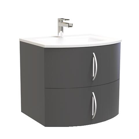 ONDEE - Meuble FROLLO laqué 60 gris - large