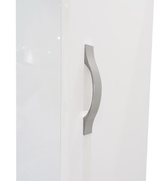 ONDEE - 2 Façades de porte MIXY - pour colonne de salle de bain - 30cm - Blanc - Laqué - Livré en kit - large