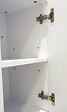ONDEE - 2 Façades de porte MIXY - pour colonne de salle de bain - 30cm - Blanc - Laqué - Livré en kit - vignette