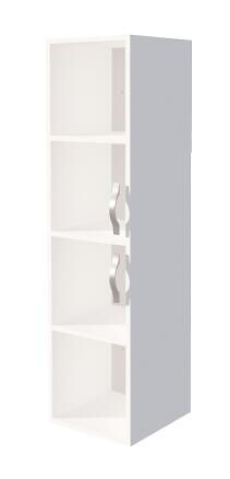 ONDEE - Caisson de colonne de salle de bain MIXY - 30cm - Blanc - Mélaminé - Livré en kit - large