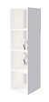 ONDEE - Caisson de colonne de salle de bain MIXY - 30cm - Blanc - Mélaminé - Livré en kit - vignette