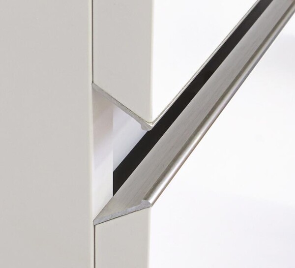 ONDEE - Colonne de salle de bain à suspendre TRENDY 2 Portes - Largeur 30cm - Laqué blanc brillant - large