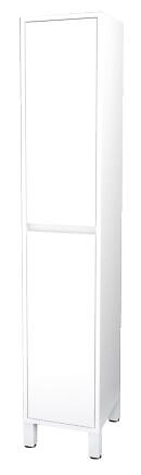 ONDEE - Colonne de salle de bain à poser BELIS -30x35x160cm - laqué blanc 16mm - large