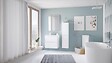 ONDEE - Colonne de salle de bain à suspendre TRENDY 2 Portes - Largeur 30cm - Laqué blanc mat - vignette