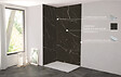 ONDEE - Pack complet de montage panneaux muraux Marbre Noir 120 cm - Profilé chromé inclus - vignette