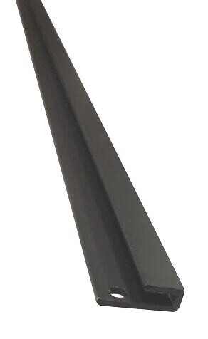 ONDEE - Profilé panneaux muraux - Hauteur 2,55 m - Finition noir mat - large