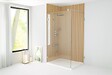 ONDEE - Pack complet de montage panneaux muraux Tasseau bois 120 cm - Profilé noir inclus - vignette