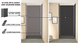 ONDEE - Pack montage 3 Panneaux muraux  en niche -  Gris & Anthracite 120 cm - profilés chromés - vignette