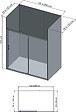 ONDEE - Pack montage 4 Panneaux muraux  en niche -  Gris & Anthracite 200 cm - profilés chromés - vignette