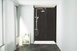 ONDEE - Pack de montage 3 panneaux muraux en niche - Ardoise 120 cm - profilés chromés - vignette