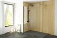 ONDEE - Pack complet de montage panneaux muraux Bois 200 cm - Profilé chromé inclus - vignette