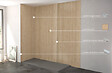 ONDEE - Pack complet de montage panneaux muraux Bois 200 cm - Profilé chromé inclus - vignette