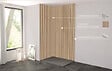 ONDEE - Pack complet de montage panneaux muraux Tasseau bois 120 cm - Profilé chromé inclus - vignette