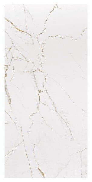 ONDEE - Panneau mural DEKORPANO - Marbre blanc Brillant - ORMA - 1,2m x 2,55m x 4mm - large