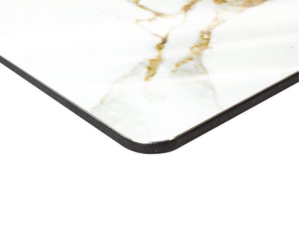 ONDEE - Panneau mural DEKORPANO - Marbre blanc Brillant - ORMA - 1,2m x 2,55m x 4mm - large