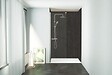 ONDEE - Pack de montage 3 panneaux muraux en niche - Ardoise 120 cm - profilés noirs - vignette