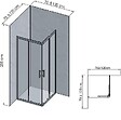 ONDEE - Pack complet de montage panneaux muraux Marbre Gris 120 cm - Profilé chromé inclus - vignette