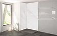 ONDEE - Pack complet de montage panneaux muraux Marbre Gris 120 cm - Profilé chromé inclus - vignette