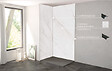 ONDEE - Pack complet de montage panneaux muraux Marbre Gris 120 cm - Profilé noir inclus - vignette